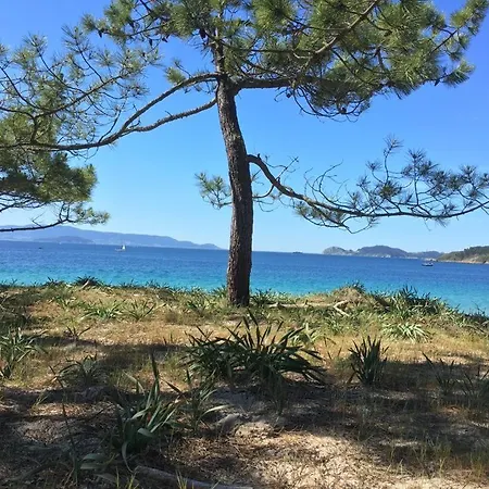 Casa Campelo - Apto Playa De Rodeira Cangas, Garaje Y Wifi Gratis Apartment