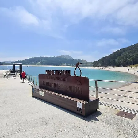 Apartment Casa Campelo - Apto Playa De Rodeira Cangas, Garaje Y Wifi Gratis