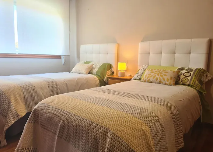 Casa Campelo- Apto Playa De Rodeira - Garaje Y Wifi Gratis Vut 3138 Po *