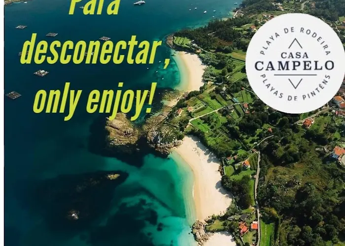 Casa Campelo- Apto Playa De Rodeira - Garaje Y Wifi Gratis Vut 3138 Po Апартаменты *